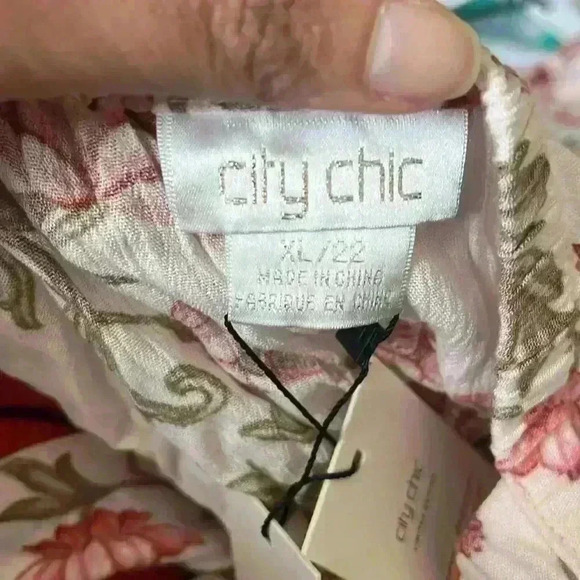 NWT City Chic Floating Ivory Goddess Floral Maxi Dress Limited Edition XL / 22 - Picture 9 of 11